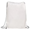 Nylon Drawstring Bags White